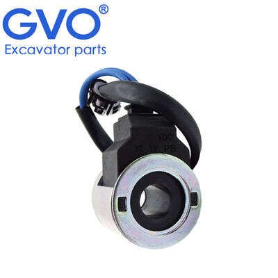 24V Pilot Safety Lock Solenoid Valve Coil for Sunward SWE230 SWE360 Excavator